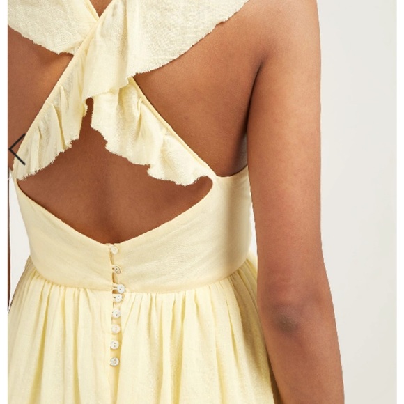 Loup Charmant Yellow Ruffle Dress - Picture 3 of 6